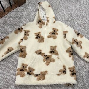 Fleece Bear Hoodie